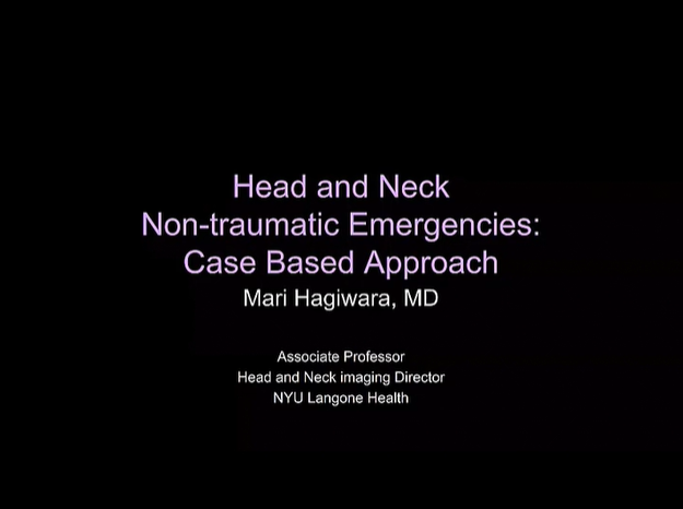 Head & Neck Nontraumatic Emergencies: Case-Based Approach thumbnail