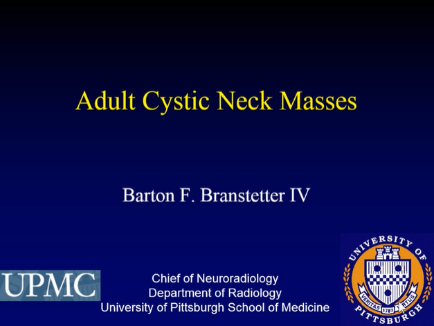 Adult Cystic Neck Masses thumbnail