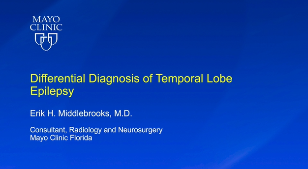 Differential Diagnosis of Temporal Lobe Epilepsy thumbnail