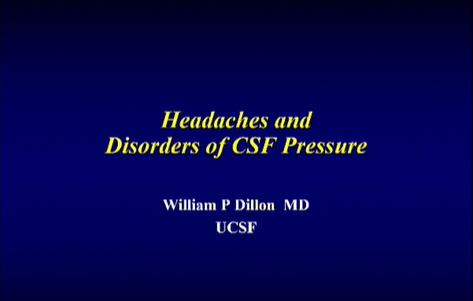 Headaches and Disorders of CSF Pressure thumbnail