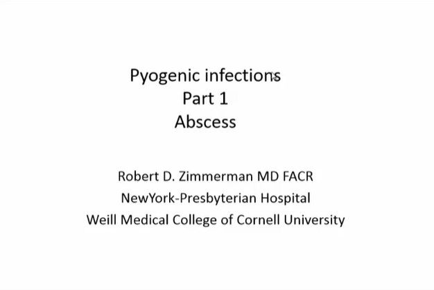 Pyogenic Infections, Part 1 thumbnail